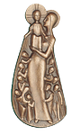 Madonna-Relief Bronze